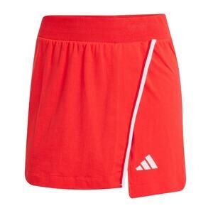 Adidas Essentials Color-Pop Cotton Skort in Pure Ruby, Size 2XL